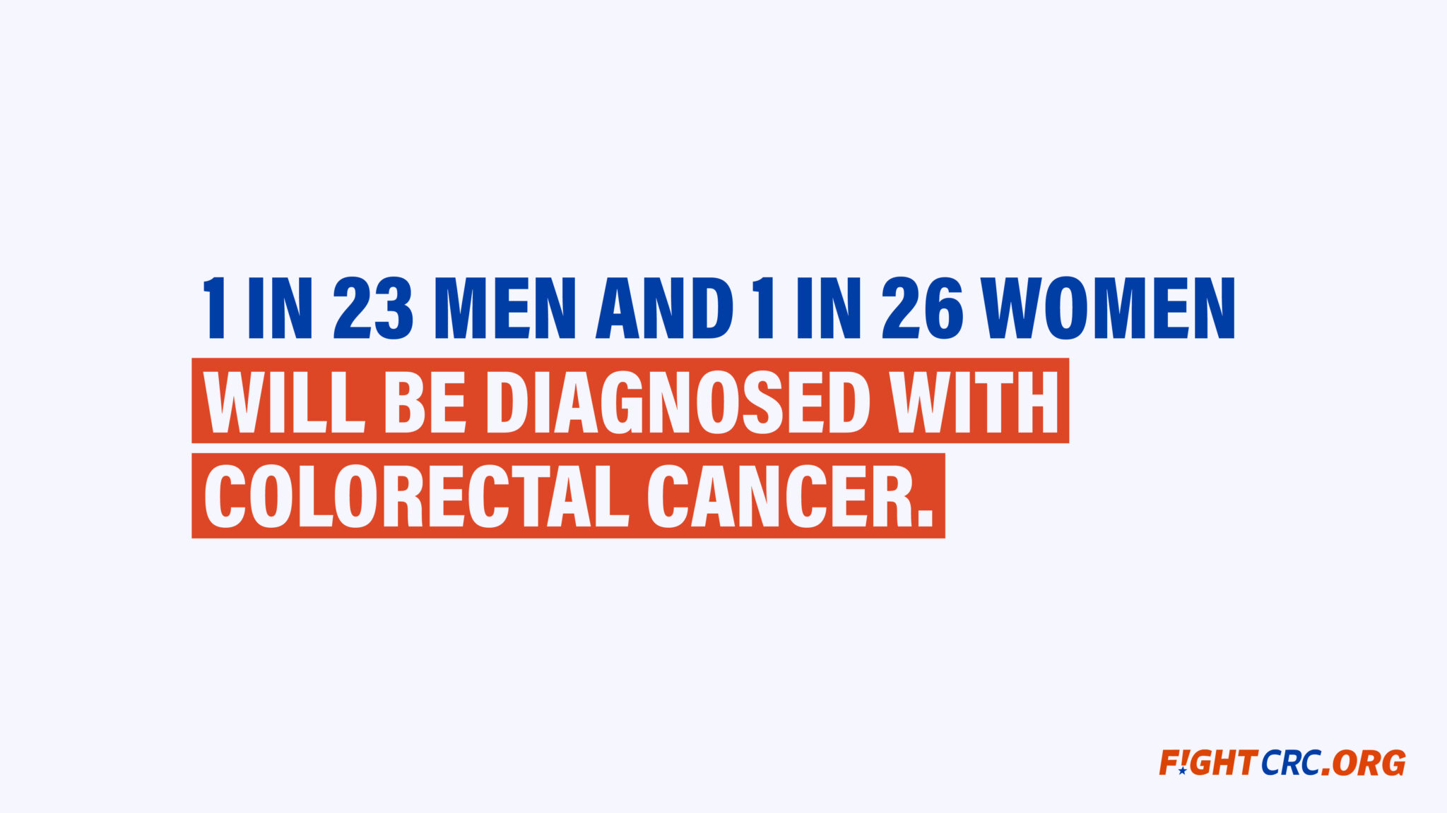 colon cancer rates 1 in 23 men and 1 in 26 women will be diagnosed