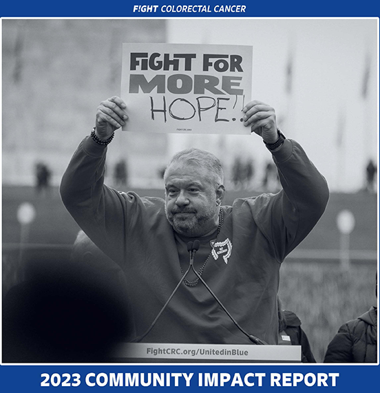 Fight CRC's Impact Report FY 2023  Lucha contra el cáncer colorrectal